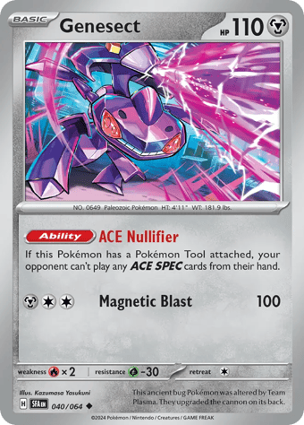Genesect Shrouded Fable Pokemon Card