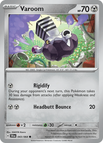 Varoom Shrouded Fable Pokemon Card