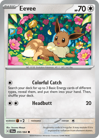 Eevee Shrouded Fable Pokemon Card