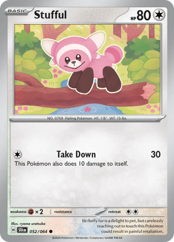 Stufful Shrouded Fable Pokemon Card