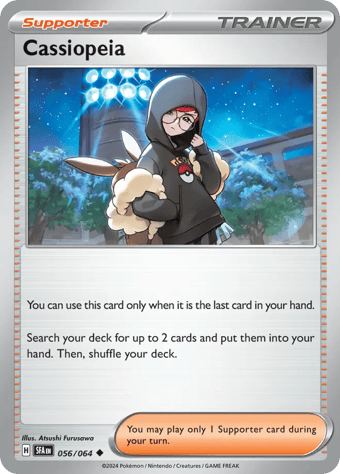 Cassiopeia Shrouded Fable Pokemon Card