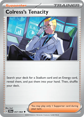 Colress's Tenacity Shrouded Fable Pokemon Card