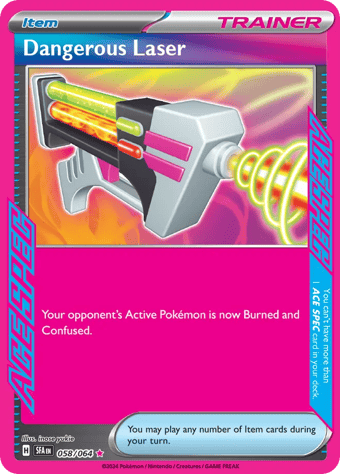Dangerous Laser Shrouded Fable Pokemon Card