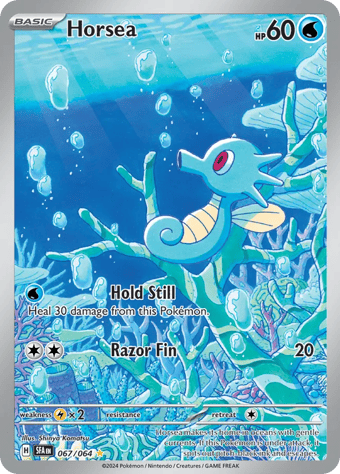 Horsea Shrouded Fable Pokemon Card