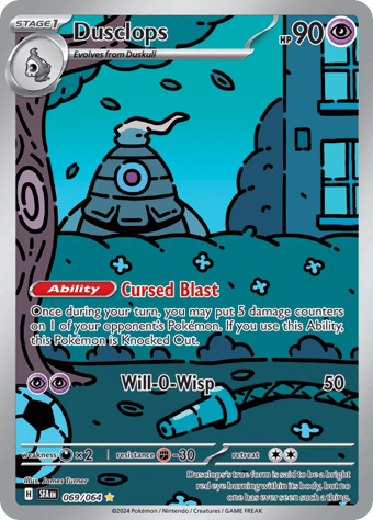 Dusclops Shrouded Fable Pokemon Card