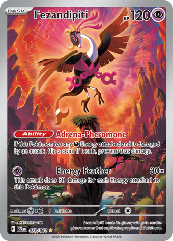 Fezandipiti Shrouded Fable Pokemon Card