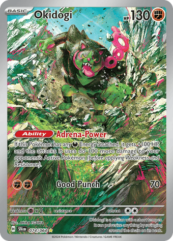Okidogi Shrouded Fable Pokemon Card