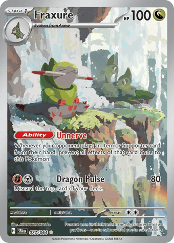 Fraxure Shrouded Fable Pokemon Card