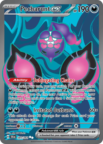 Pecharunt ex Shrouded Fable Pokemon Card