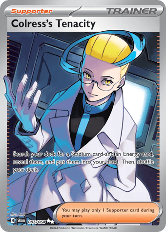 Colress's Tenacity Shrouded Fable Pokemon Card