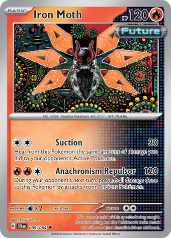 Iron Moth Shrouded Fable Pokemon Card