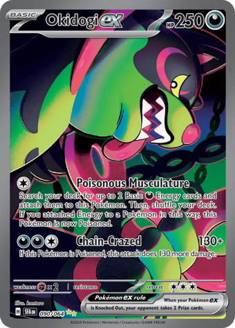 Okidogi ex Shrouded Fable Pokemon Card
