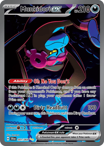 Munkidori ex Shrouded Fable Pokemon Card