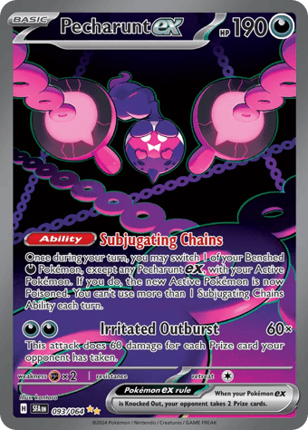 Pecharunt ex Shrouded Fable Pokemon Card