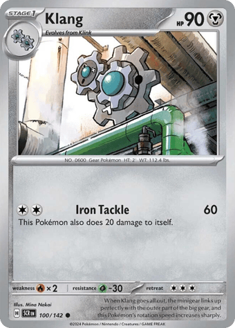 Klang Stellar Crown Pokemon Card