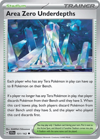 Area Zero Underdepths Stellar Crown Pokemon Card
