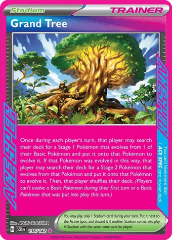 Grand Tree Stellar Crown Pokemon Card