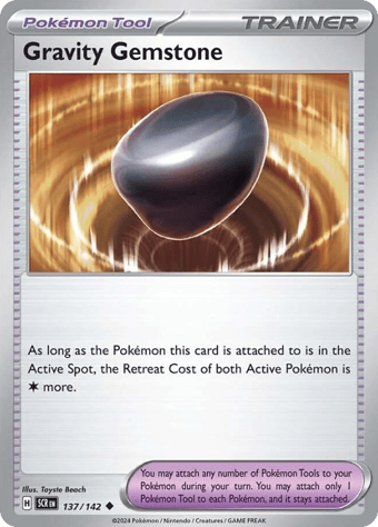 Gravity Gemstone Stellar Crown Pokemon Card
