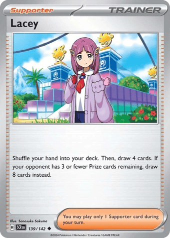 Lacey Stellar Crown Pokemon Card