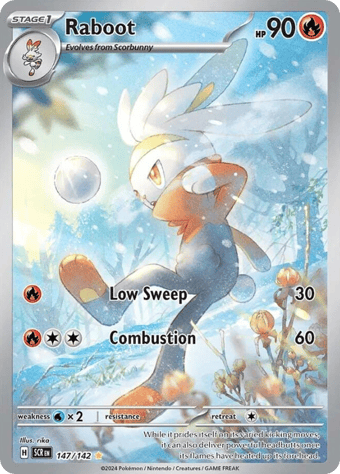 Raboot Stellar Crown Pokemon Card