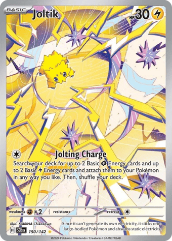 Joltik Stellar Crown Pokemon Card
