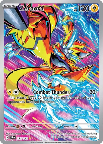 Zeraora Stellar Crown Pokemon Card