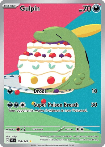 Gulpin Stellar Crown Pokemon Card