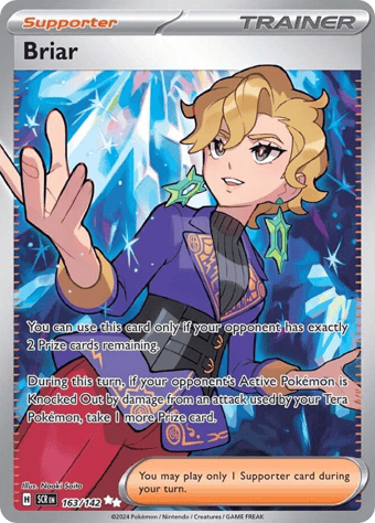 Briar Stellar Crown Pokemon Card