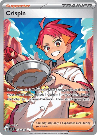 Crispin Stellar Crown Pokemon Card