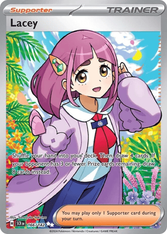 Lacey Stellar Crown Pokemon Card