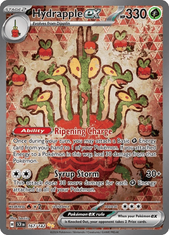 Hydrapple ex Stellar Crown Pokemon Card