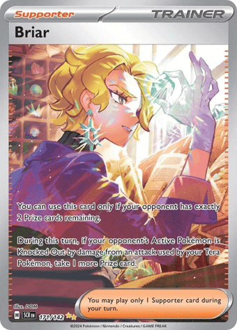 Briar Stellar Crown Pokemon Card