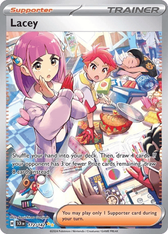 Lacey Stellar Crown Pokemon Card