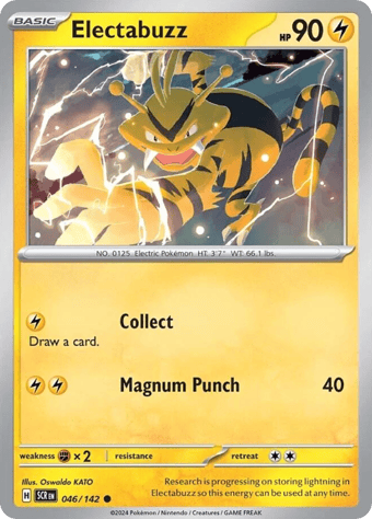 Electabuzz Stellar Crown Pokemon Card