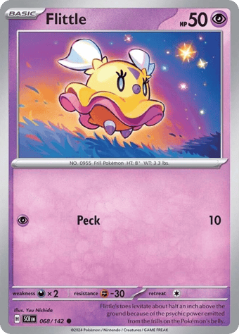 Flittle Stellar Crown Pokemon Card