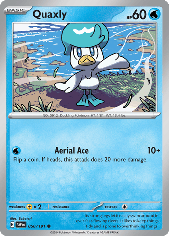 Quaxly Surging Sparks Pokemon Card