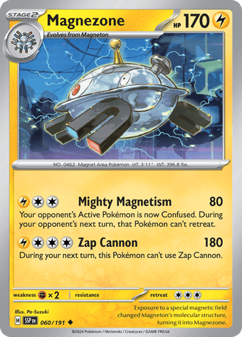 Magnezone Surging Sparks Pokemon Card