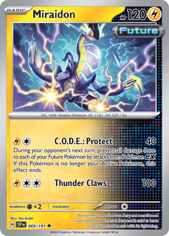Miraidon Surging Sparks Pokemon Card
