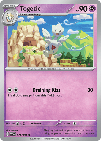 Togetic Surging Sparks Pokemon Card