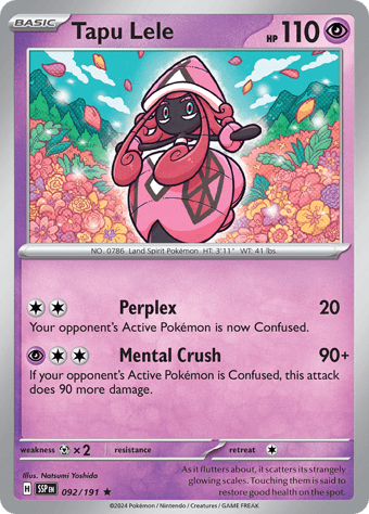 Tapu Lele Surging Sparks Pokemon Card