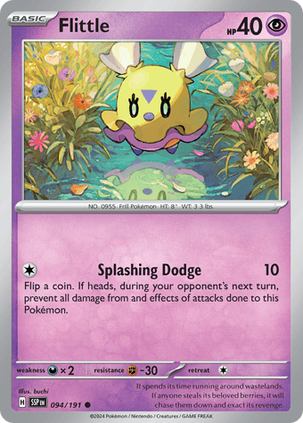 Flittle Surging Sparks Pokemon Card