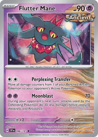Flutter Mane Surging Sparks Pokemon Card