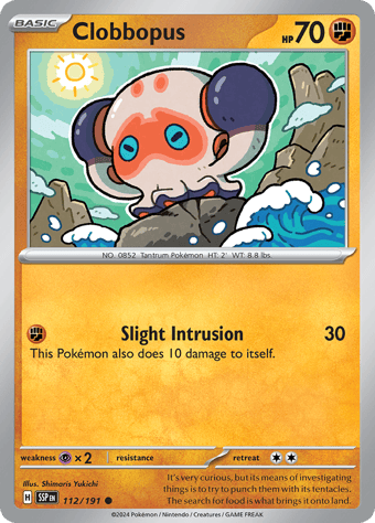 Clobbopus Surging Sparks Pokemon Card