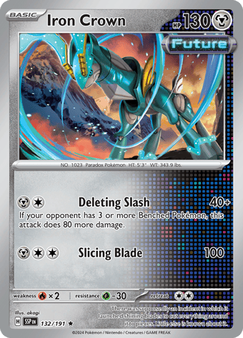Iron Crown Surging Sparks Pokemon Card