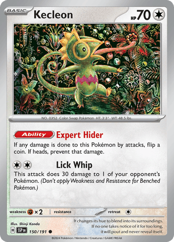 Kecleon Surging Sparks Pokemon Card
