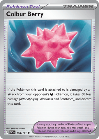 Colbur Berry Surging Sparks Pokemon Card