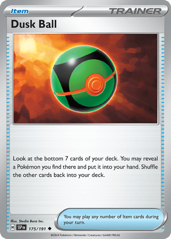 Dusk Ball Surging Sparks Pokemon Card