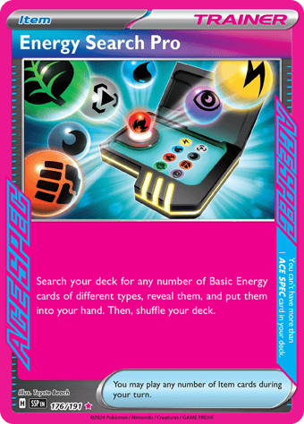Energy Search Pro Surging Sparks Pokemon Card