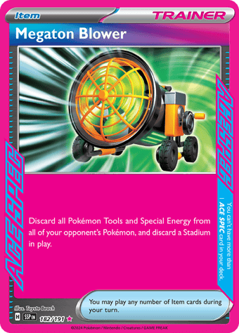 Megaton Blower Surging Sparks Pokemon Card