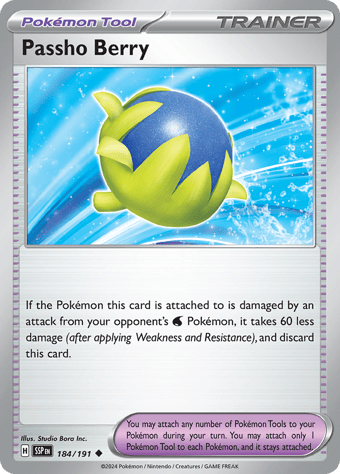 Passho Berry Surging Sparks Pokemon Card